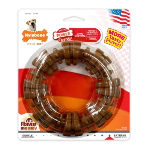 Nylabone DuraChew Textured Ring Chicken Blister Card Large