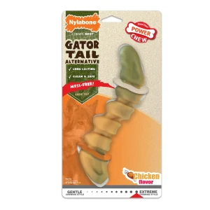 Nylabone® Gator Tail Power Chew Dog Toy, Chicken Flavor