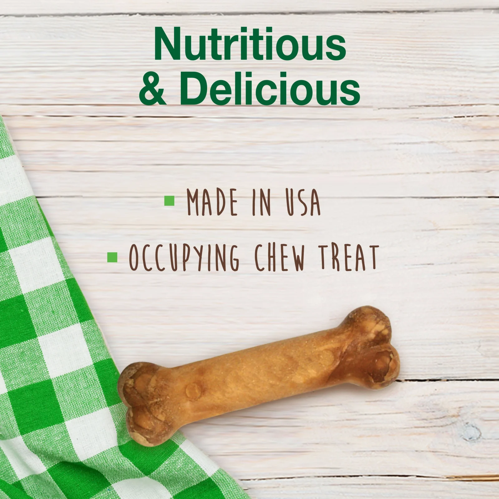 Nylabone Healthy Edibles Longer Lasting Roast Beef Regular 3pk - Image 2