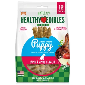 Nylabone Healthy Edibles Puppy Pals Pouch 12ct