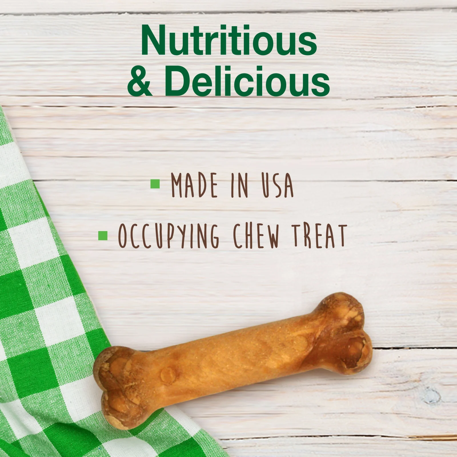 Nylabone Healthy Edibles Puppy Sweet Potato & Turkey Blister Card Regular 3ct - Image 2