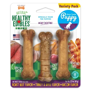 Nylabone Healthy Edibles Variety Pack Puppy 3pc