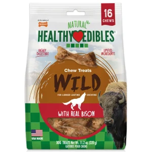 Nylabone Healthy Edibles Wild Bison Value Bag Small 16pk