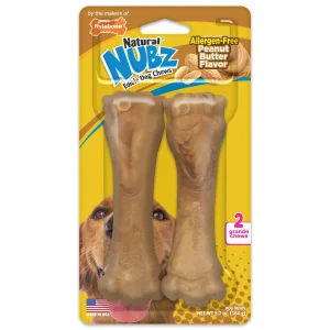 Nylabone Nubz Peanut Butter X-Large 2ct