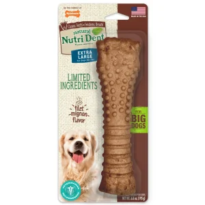Nylabone Nutri Dent Filet Mignon Flavor Dog Dental Chew X-Large