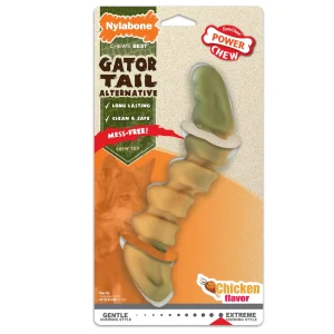 Nylabone Power Chew Gator Tail Alternative Chew Toy Chicken, 1ea/Large/Giant Up To 50 Lbs. 1 ct