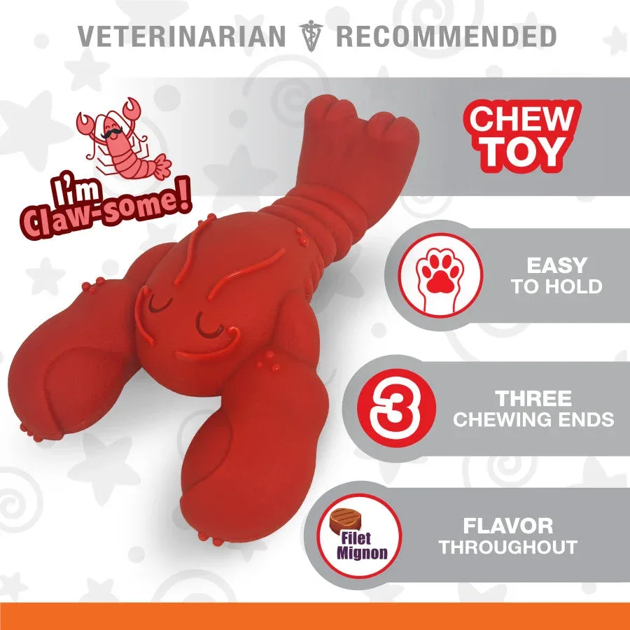 Nylabone Power Chew Lobster Dog Toy Filet Mignon X-Large - Image 2