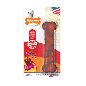 Nylabone Power Chew Textured Beef Jerky Flavor Regular