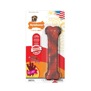 Nylabone Power Chew Textured Beef Jerky Flavor Wolf