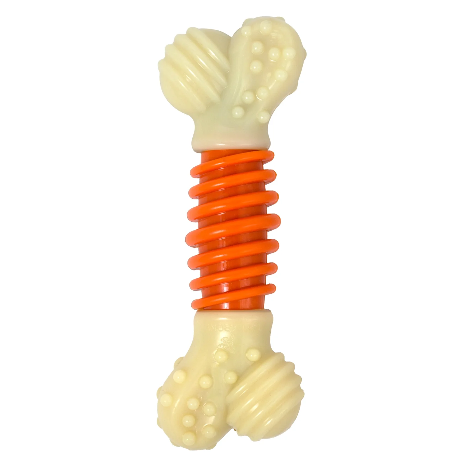 Nylabone PRO Action Dental Power Chew Durable Dog Toy Bacon, Orange, 1ea/Large/Giant Up To 50 Lbs. 1 ct - Image 2