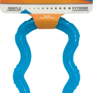 Nylabone Puppy Chew Tug Translucent SM Blu