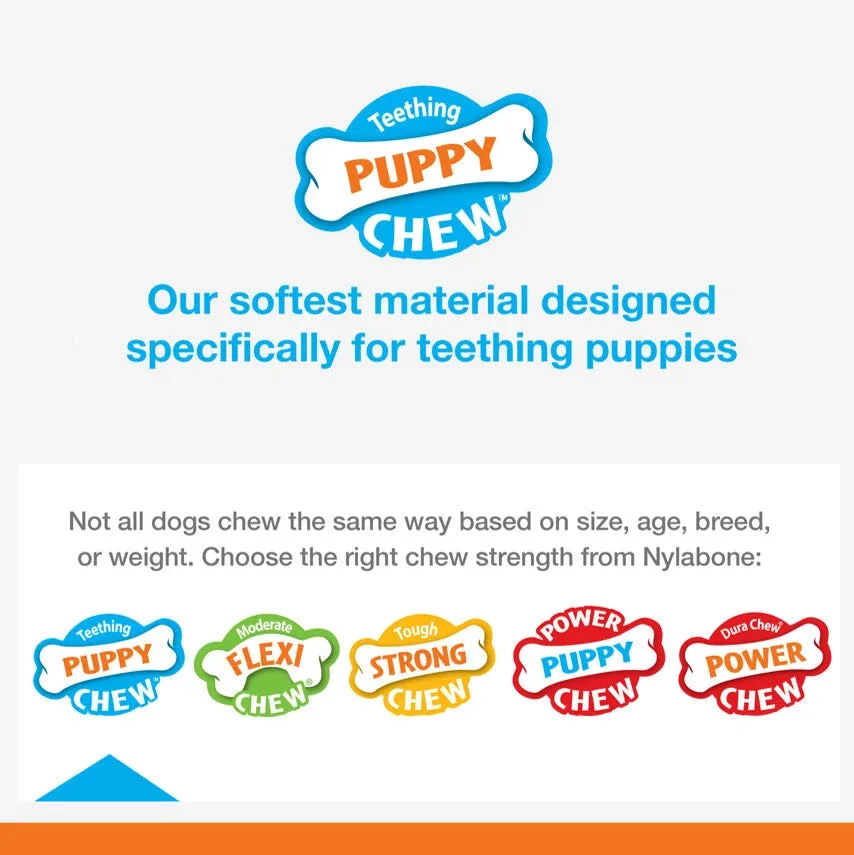 Nylabone Puppy Ring Bone Blister Card Wolf - Image 2