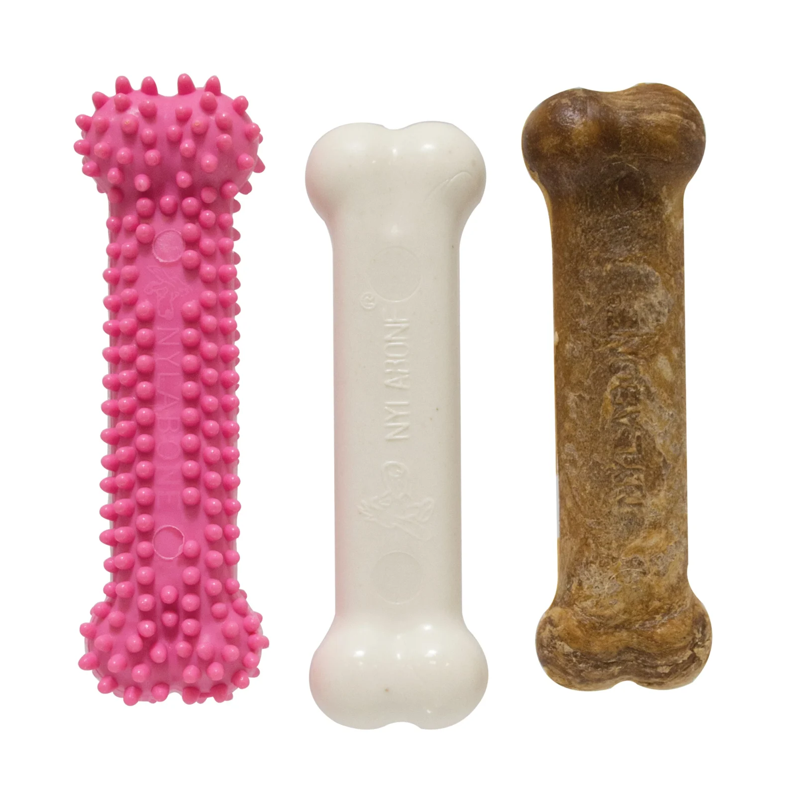 Nylabone Puppy Starter Kit Regular Pink 3pk - Image 2