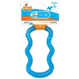 Nylabone Puppy Tug Translucent Blue