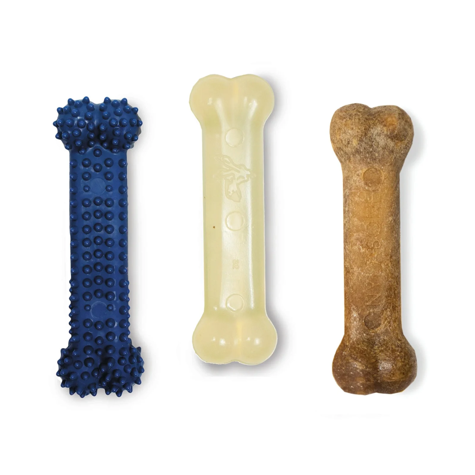 Nylabone Small Dog Value Pack 1ea Dental Chew/Edible Bacon/Flexi Original - Image 2