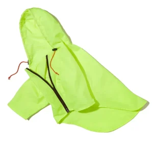 Nylon Dog Rainbreaker in Neon Yellow <>