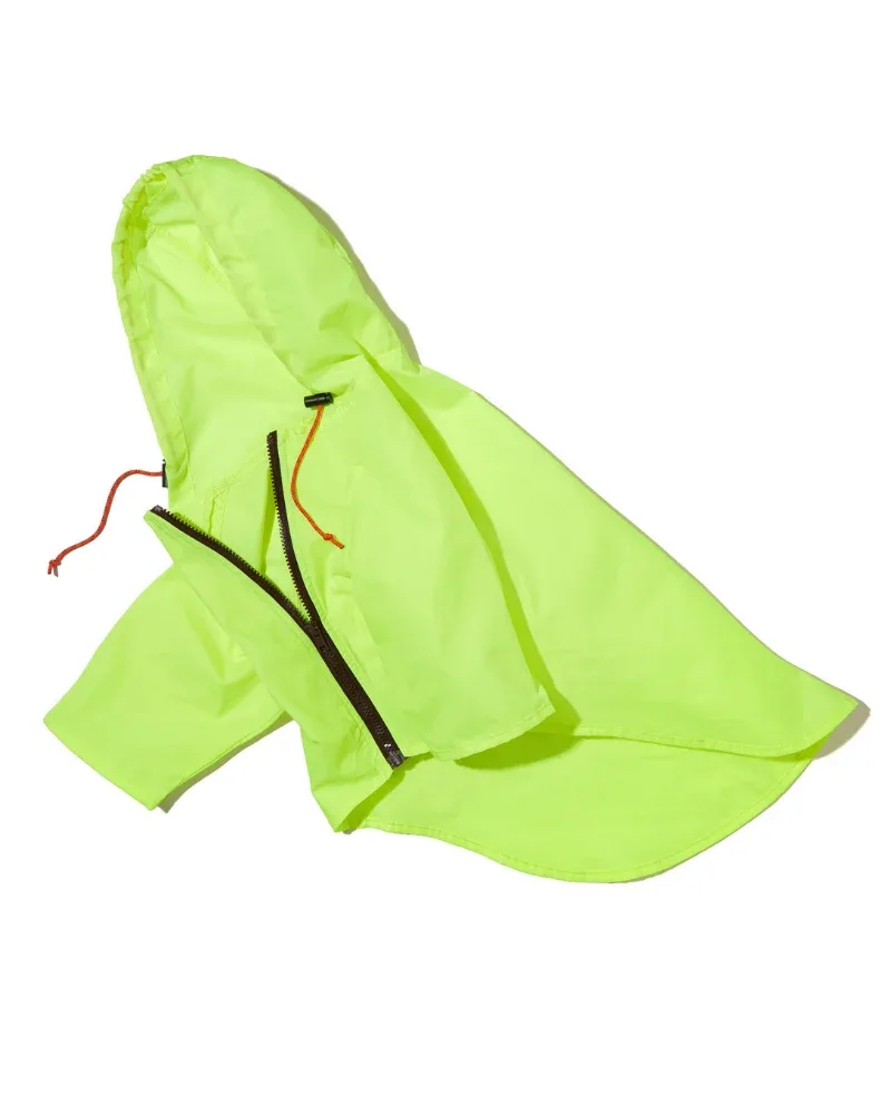 Nylon Dog Rainbreaker in Neon Yellow <>