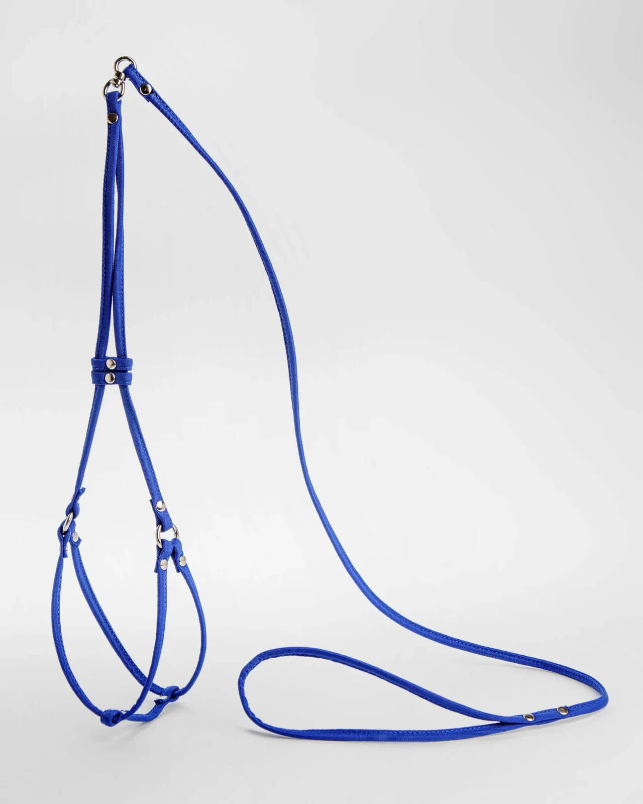 Nylon Step-In Dog Harness in Cobalt Blue (Made in the USA)