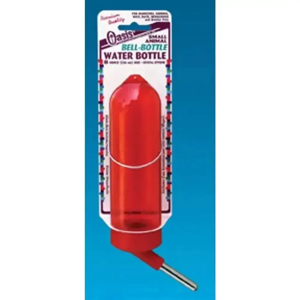 Oasis Bell-Bottle for Small Animals Red