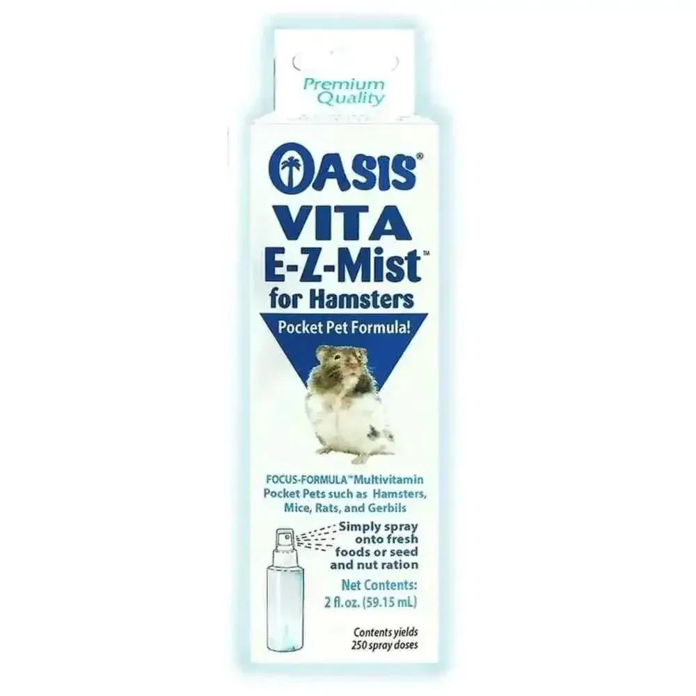Oasis VITA E-Z-Mist Multivitamin Spray for Hamster & Pocket Pets 2 Fl. oz