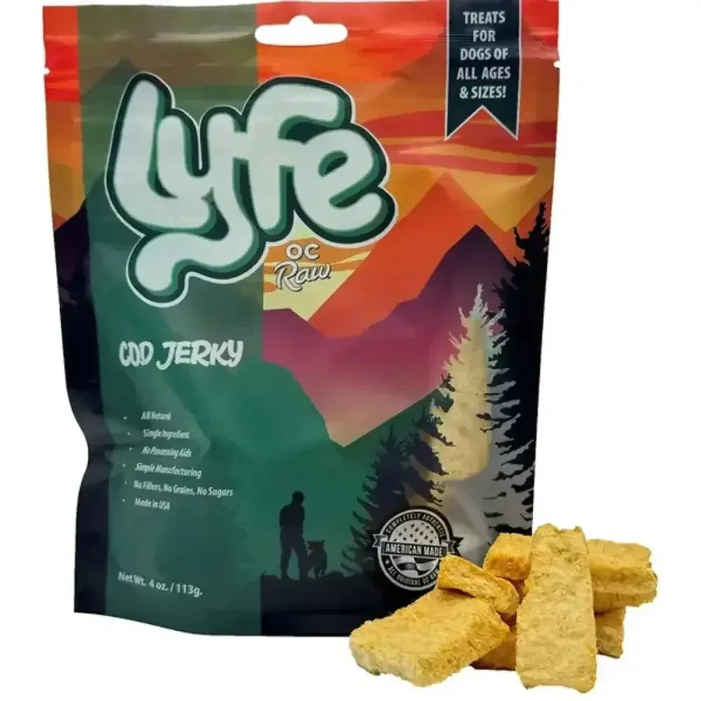 OC Lyfe Cod Jerky for Dogs 4oz