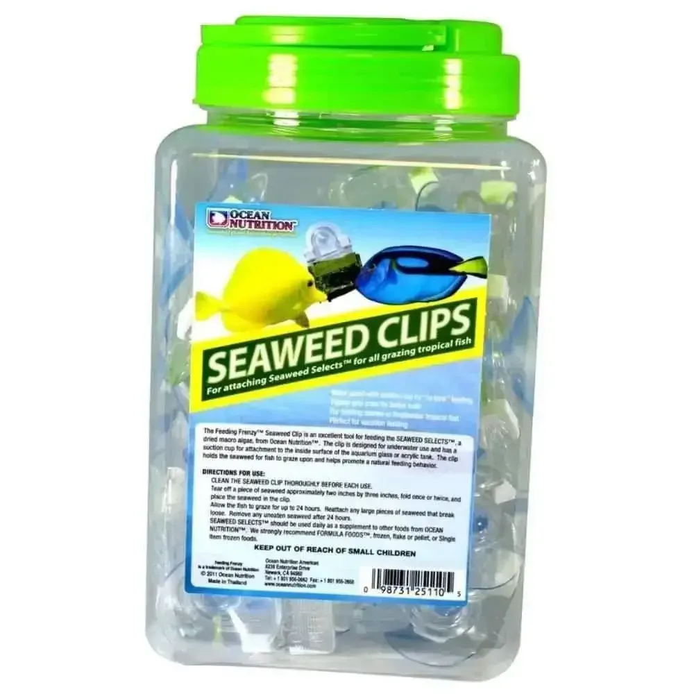 Ocean Nutrition Nutrition Feeding Frenzy Seaweed Clips Clear