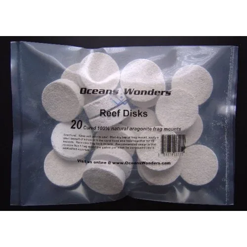Ocean Wonders Coral Frag Disks 1 1/8", 20 pcs.