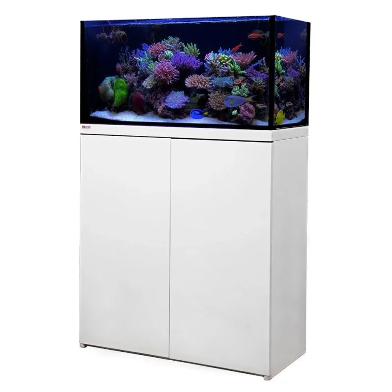 OCTO LUX 48gal Aquarium System with White Cabinet