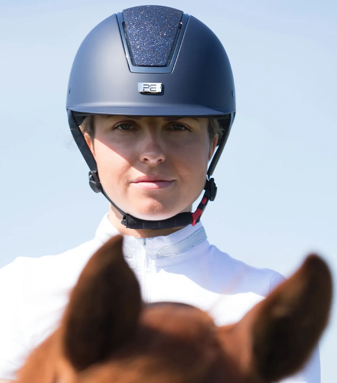 Odyssey Horse Riding Helmet Navy - Image 2