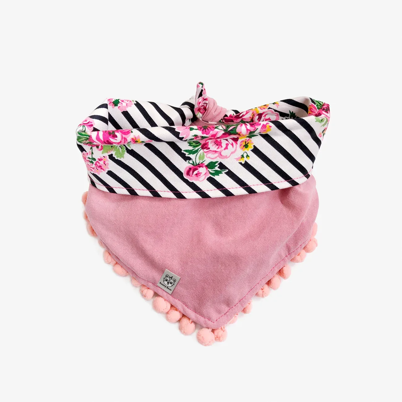 OH HONEY BEAR | Charlotte Pom Pom Bandana - Image 2