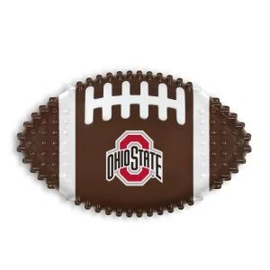 Ohio State Hard Nylon Football Dog Chew Toy