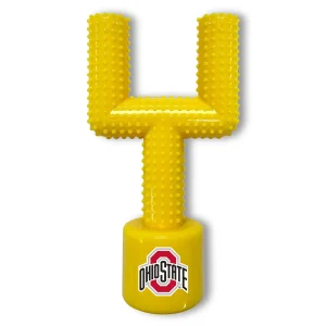 Ohio State Hard Nylon Football Goal Post Dog Chew Toy