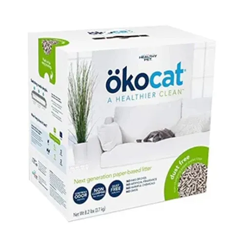 Okocat Dust Free Non-Clumping Paper Pellet Cat Litter