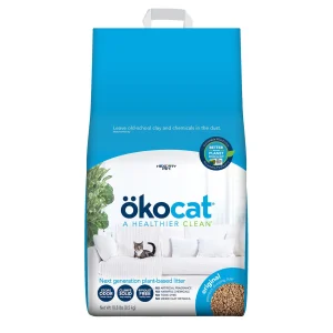 Okocat® Original Clumping Wood Cat Litter - Low Dust, Natural