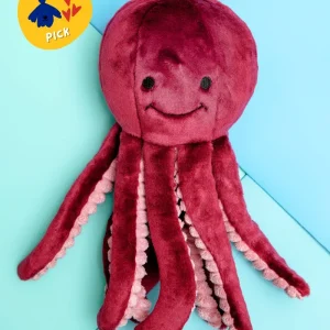 Olympia Octopus Plush Dog Toy