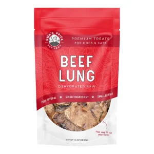 Oma's Pride Dog Dehydrated Beef Lung, 1.5 oz