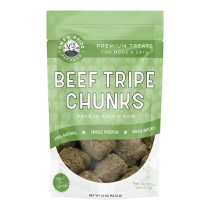 Oma's Pride Dog Freeze Dried Beef Tripe Chunks, 1.5 oz