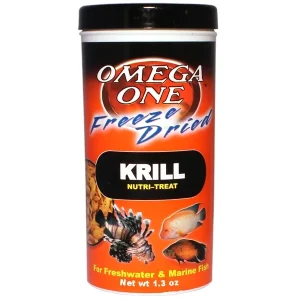 Omega One Freeze Dried Krill, Nutri Treat, 1.3 oz.