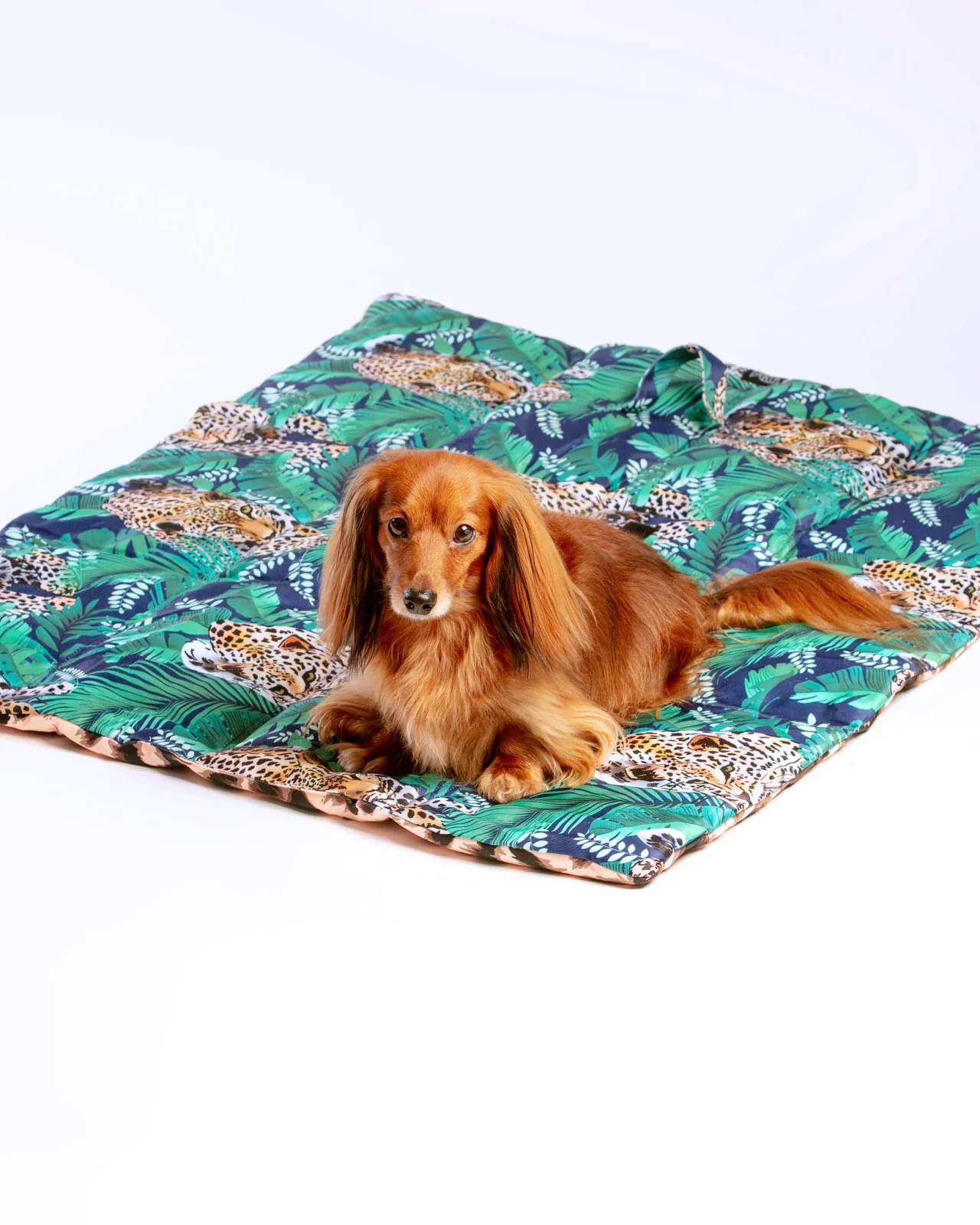 On-The-Go Pet Mat in Tropical Luxe Leopard <> - Image 2