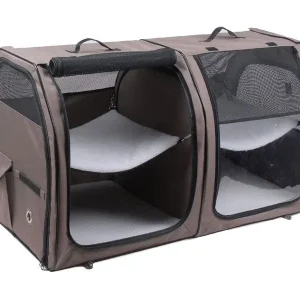 One for Pets Portable Double Cat Show House