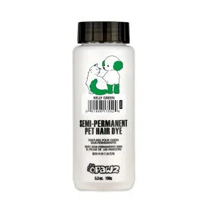 Opawz Semi-Permanent Pet Hair Dye 5.3oz Kelly Green