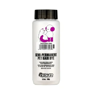 Opawz Semi-Permanent Pet Hair Dye 5.3oz Shocking Pink