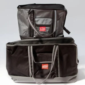 Open or Closed Pet Tote Bag in Black (Large)