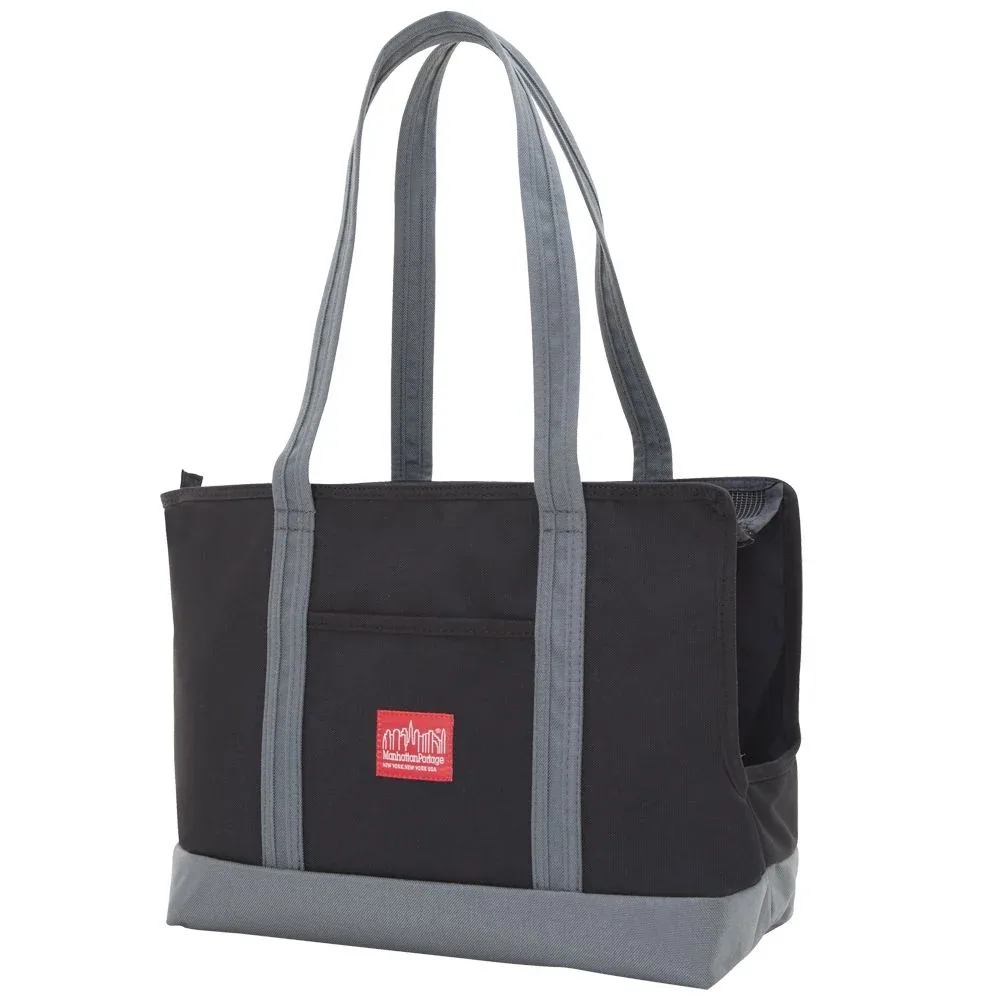 Open or Closed Pet Tote Bag in Black (Large) - Image 2