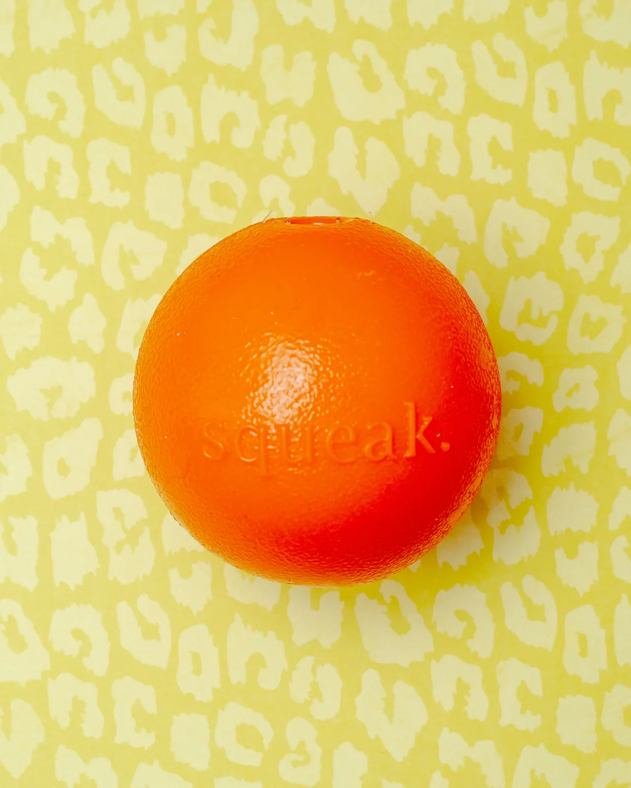 Orange Orbee-Tuff Squeak Dog Ball (Made in the USA) - Image 2