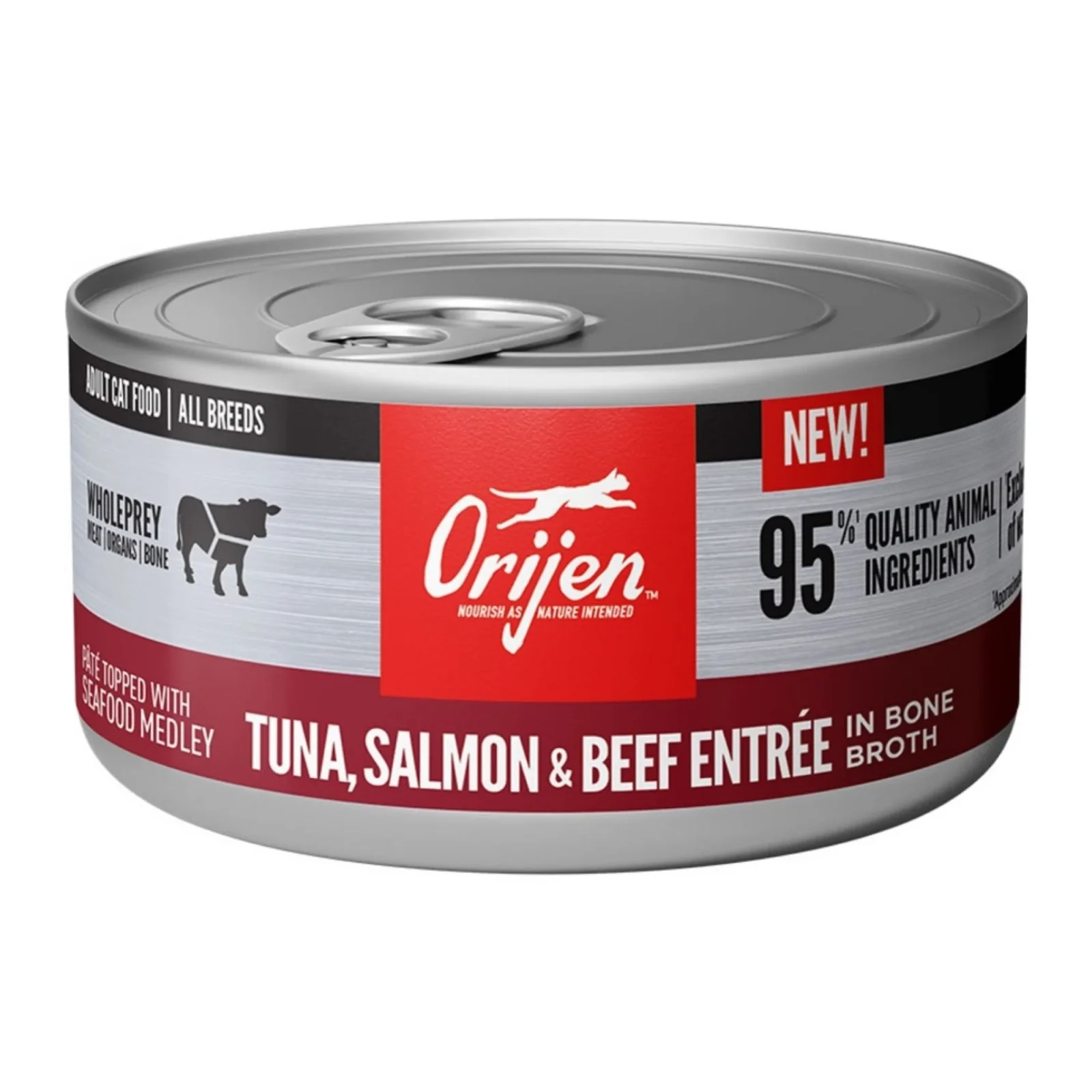 Orijen Cat Entree Tuna, Salmon & Beef, 3oz, Case of 24
