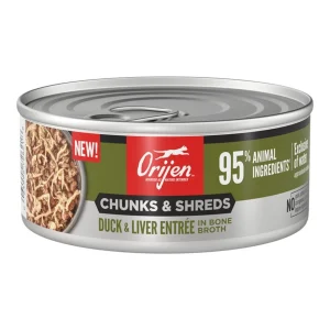 Orijen Cat Grain Free Chunk Duck & Liver, 5.5oz, Case of 12