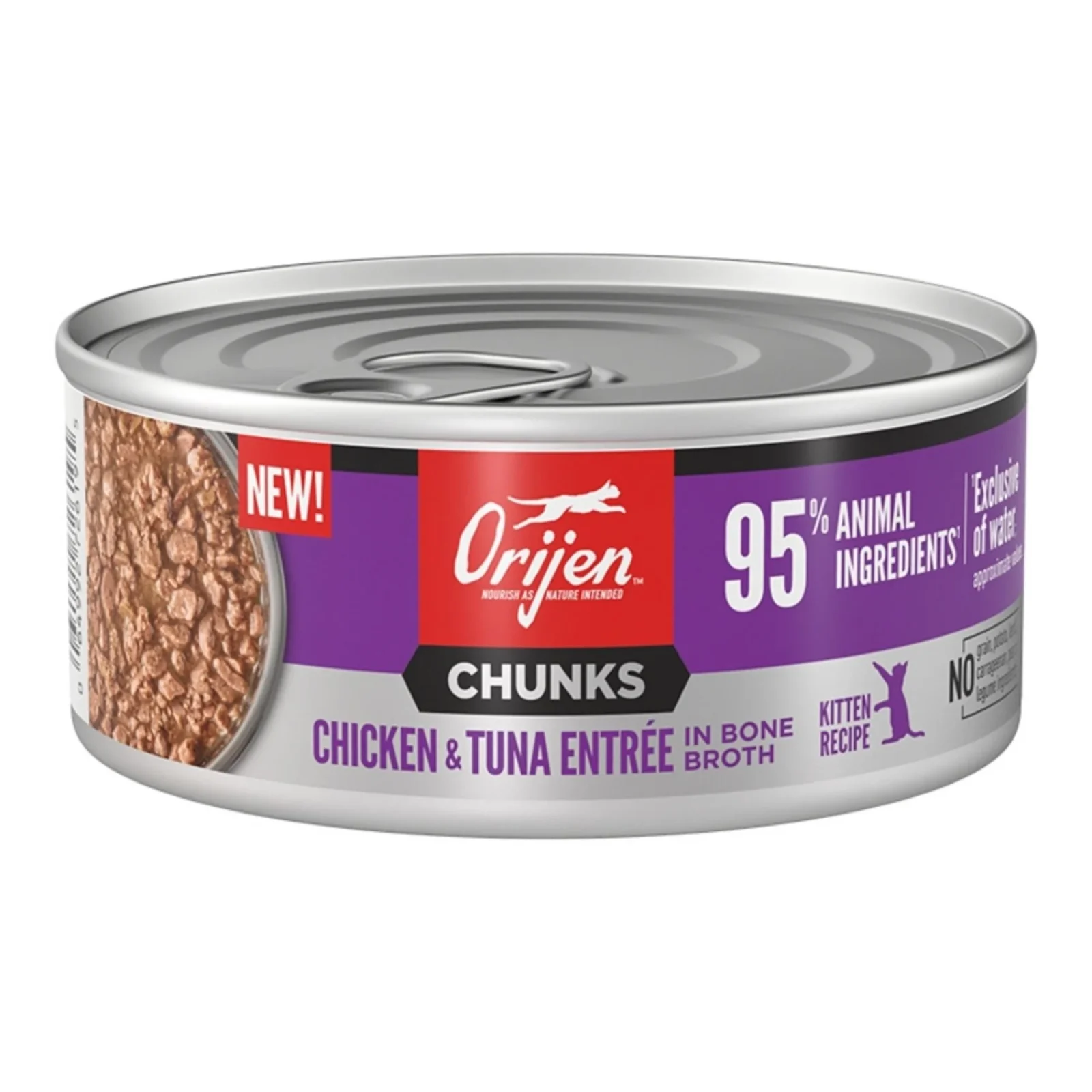 Orijen Cat Grain Free Kitten Chunk Chicken, 5.5oz, Case of 12