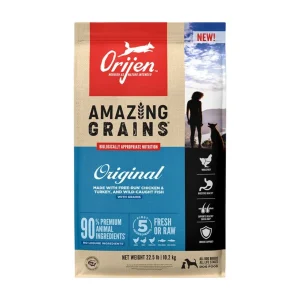 Orijen Dog Amazing Grains Original, 22.5lb