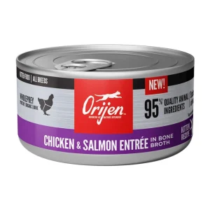 Orijen Kitten Chicken & Salmon Entrée Cat Food, 3 oz, Case of 24